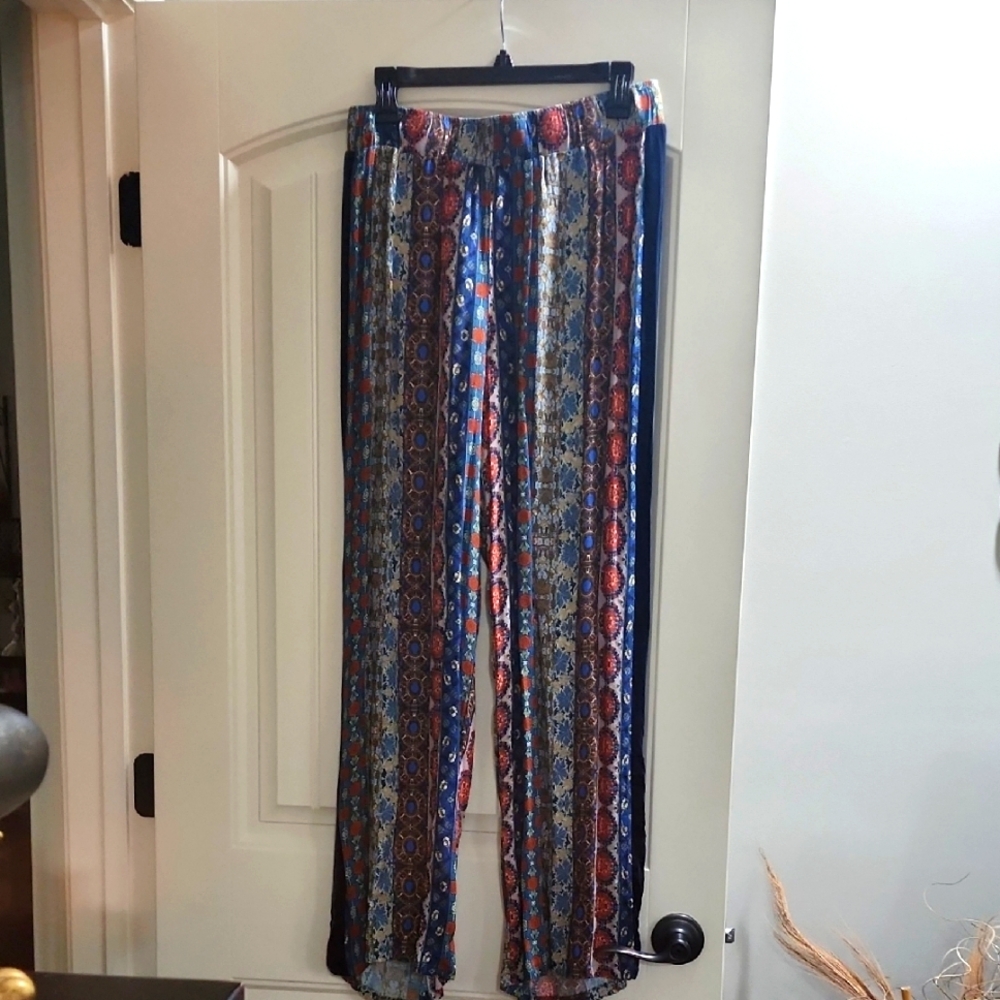 Johnny Was Colorful Patterned Women's Pants